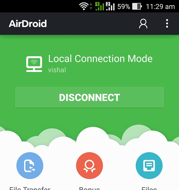 AirDroid Connected
